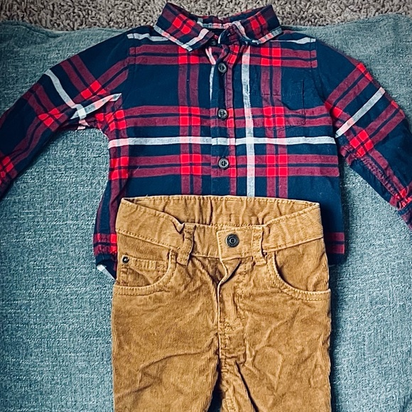 Brown Corduroy Pants 18m EUC - Picture 4 of 5